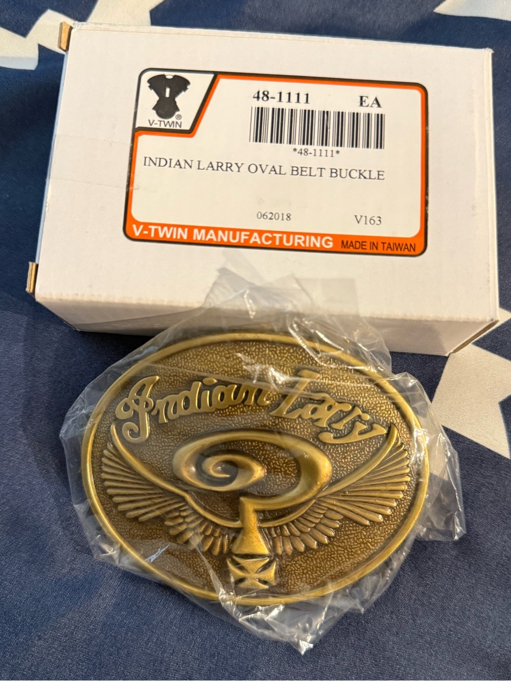 🏍️NIB INDIAN LARRY BELT BUCKLE🏍️